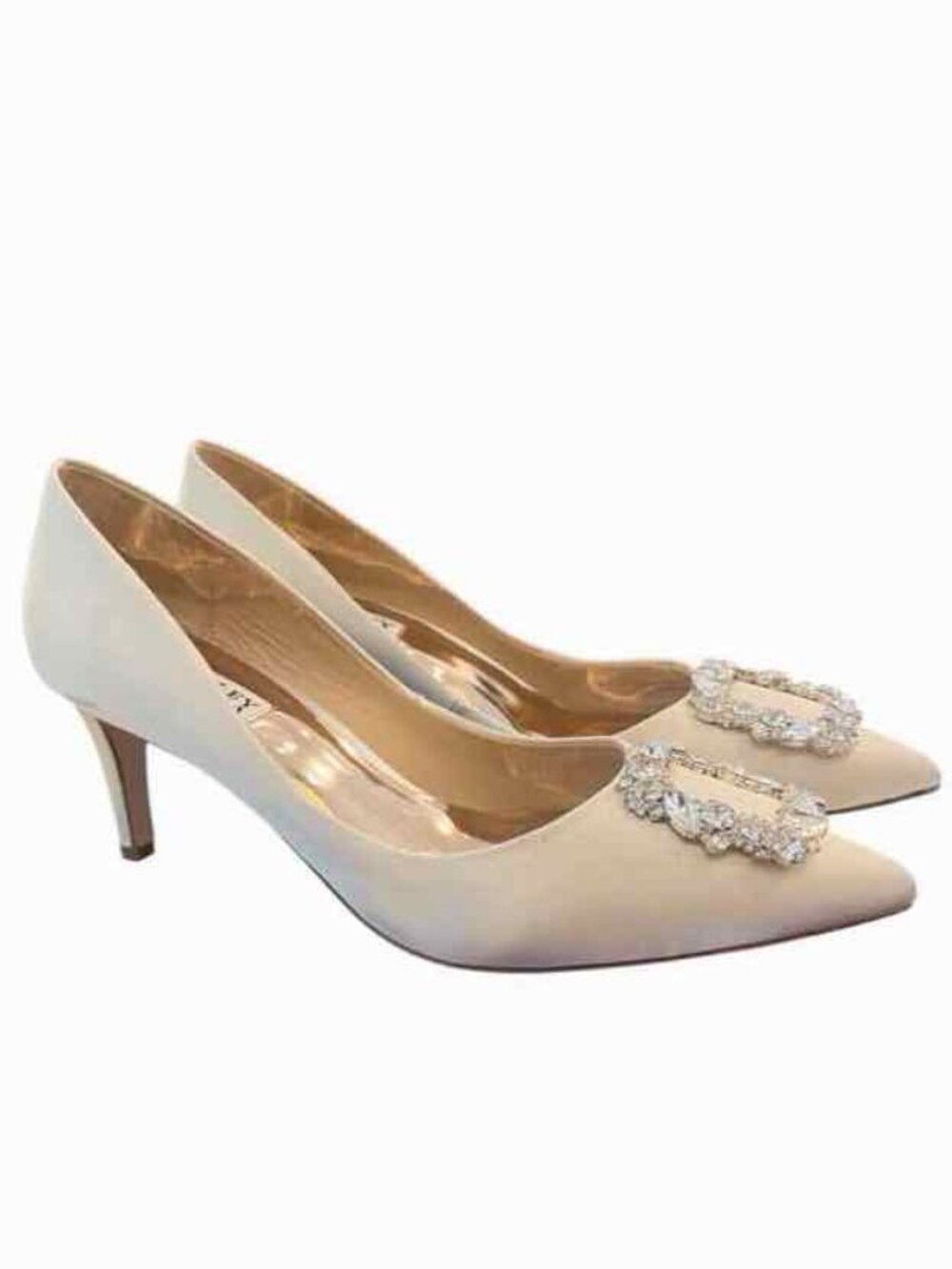 Badgley Mischka Off White Size 7 1/2 Shoes